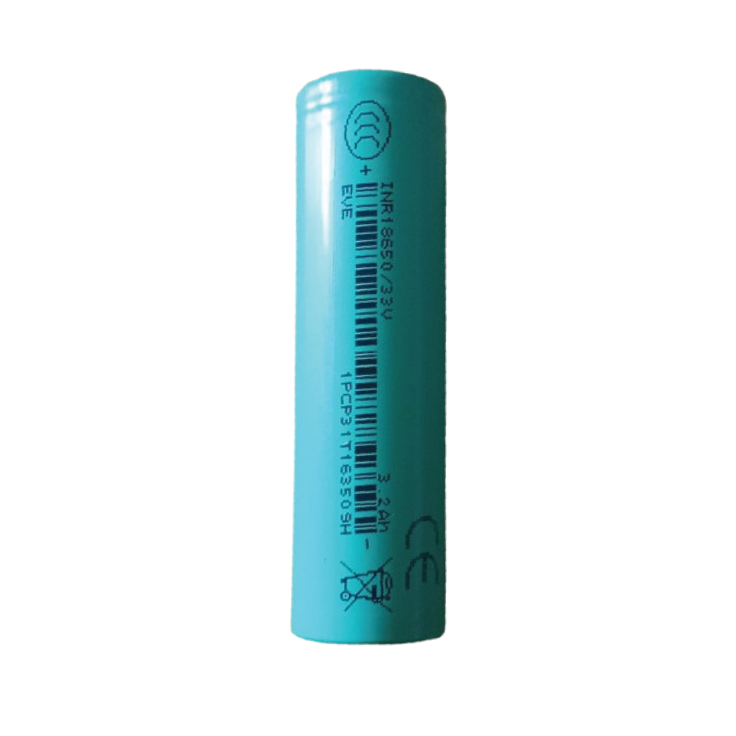 3200mAh 18650 rechargeable lithium-ion battery compatible with Tidal Hook Blast LED headlamp range, providing reliable long-lasting power for outdoor and fishing use