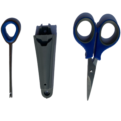 Scissors - 316 Stainless with hook remover