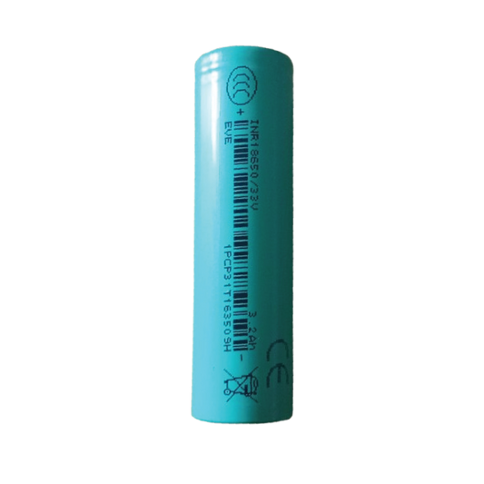 3200mAh 18650 rechargeable lithium-ion battery compatible with Tidal Hook Blast LED headlamp range, providing reliable long-lasting power for outdoor and fishing use