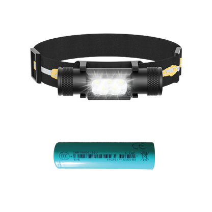 Blast 5 LED front view with extra battery