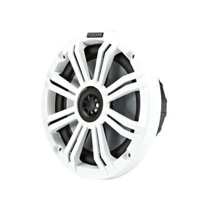A durable marine-grade coaxial speaker engineered to deliver clear, powerful audio in harsh marine environments.