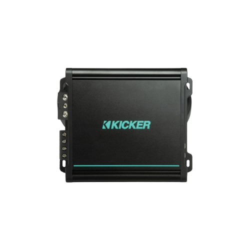 A compact amplifier designed to power marine speakers while taking up minimal installation space. Despite its smaller size, it provides clean, efficient power to improve audio quality and volume.