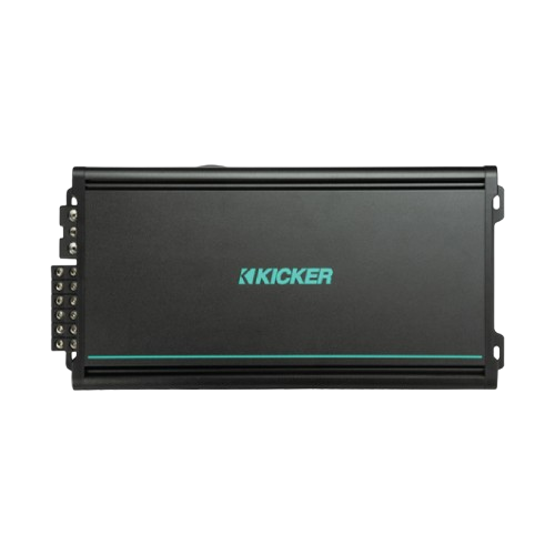 A multi-channel amplifier powers multiple speakers simultaneously, providing clean, high-output sound throughout the vessel.
