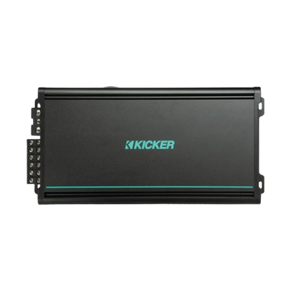 A multi-channel amplifier powers multiple speakers simultaneously, providing clean, high-output sound throughout the vessel.