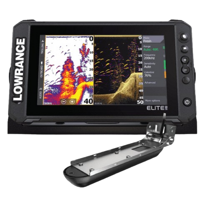 Lowrance Elite 9 Fishfinder with sonar display