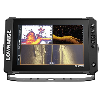 Lowrance Elite FS10 and 12 showing sonar data