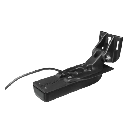 Lowrance Active Imaging HD transom mount transducer with CHIRP sonar, SideScan and DownScan Imaging for ultra-clear fish targets and detailed underwater structure imaging.