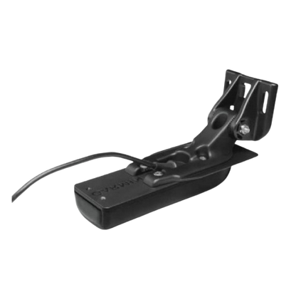 Lowrance Active Imaging HD transom mount transducer with CHIRP sonar, SideScan and DownScan Imaging for ultra-clear fish targets and detailed underwater structure imaging.