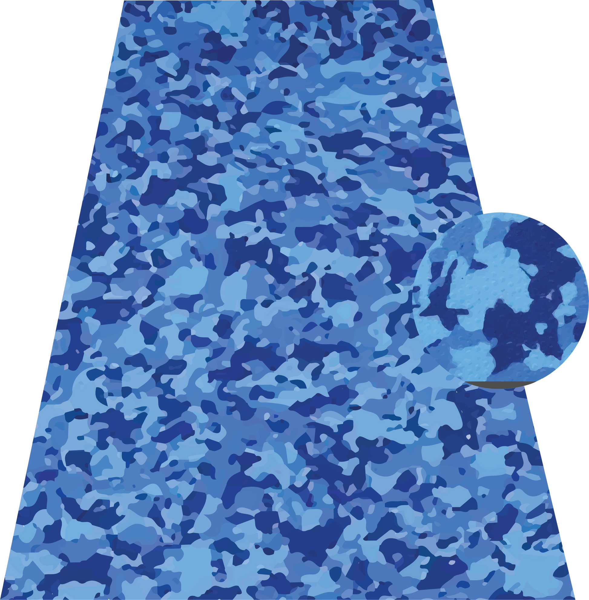 Blue camo on grey EVA decking sheet for marine boat flooring and non-slip deck protection