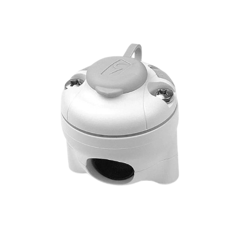 White Railblaza RailMount mounting base for securely attaching rod holders, fishfinders, cameras and other Railblaza accessories to boat rails without drilling