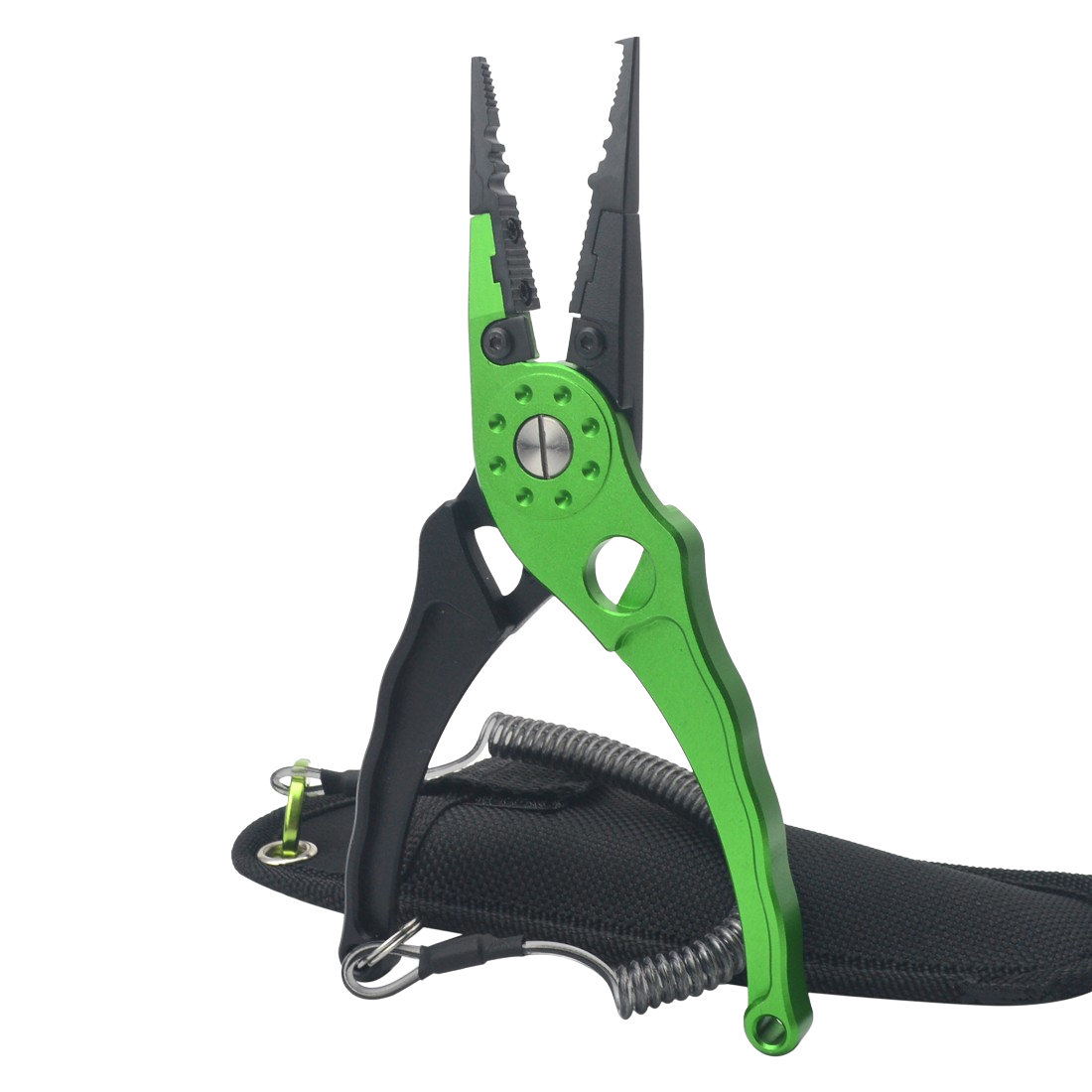 Salt ease fit pliers in green with nylon pouch