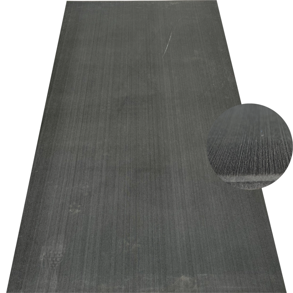 Dark grey EVA decking sheet with grey backing for marine boat flooring and non-slip deck protection